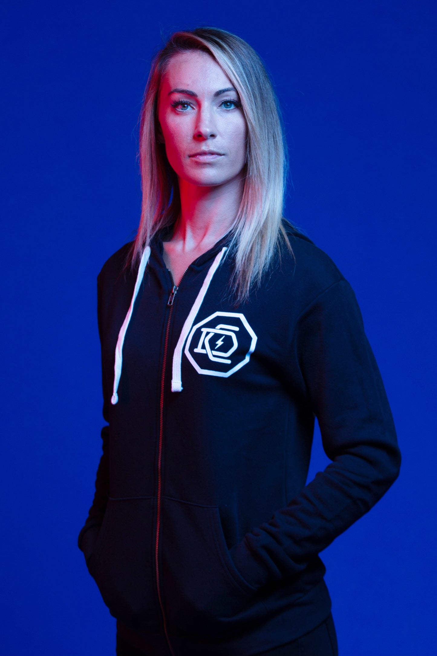 Dominick Cruz “Circle Emblem” Adult Lightweight Zip Hoodie