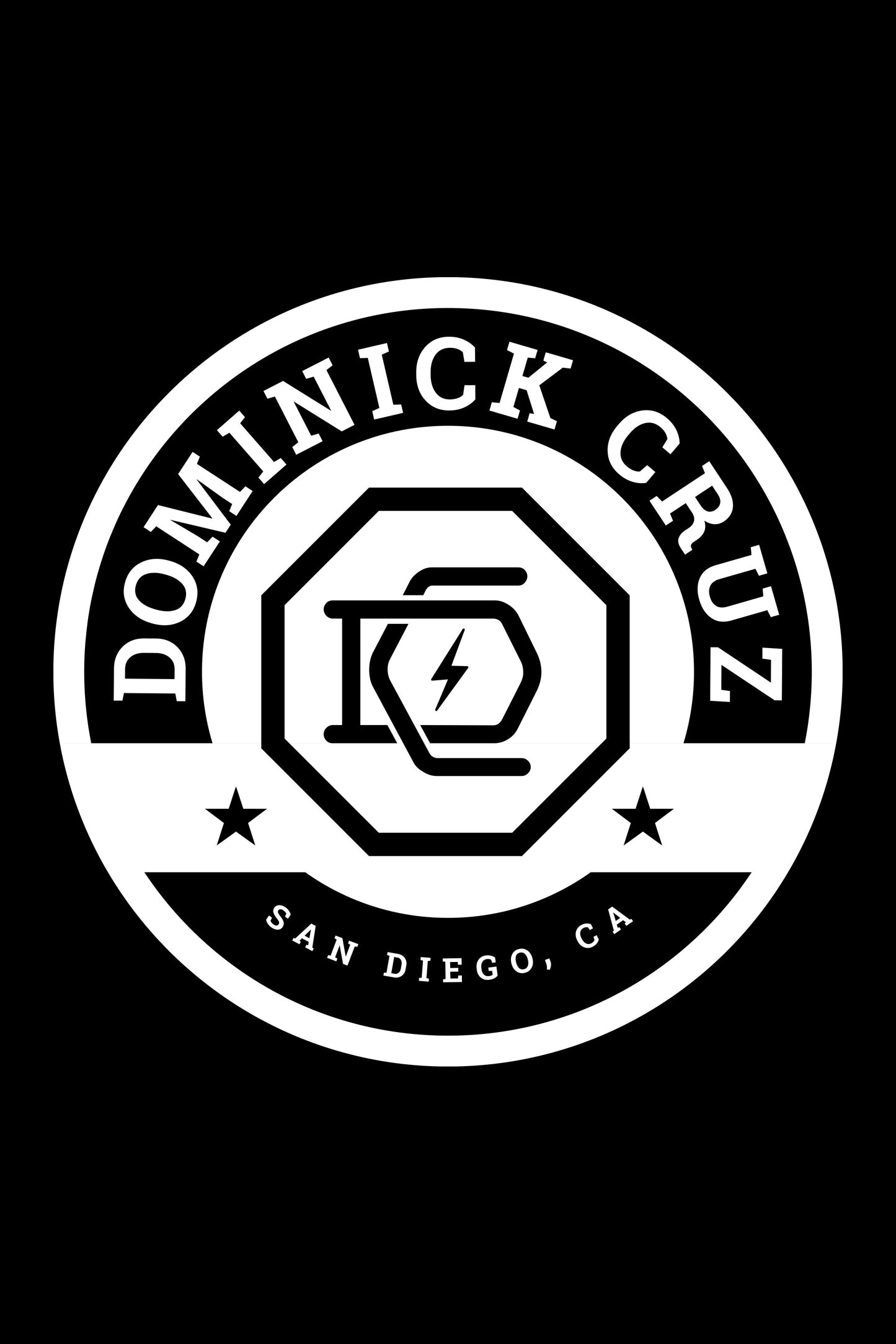 Dominick Cruz “Circle Emblem” Adult Lightweight Zip Hoodie